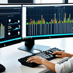 A professional businesswoman in a modest business suit, seated at a sleek, minimalist desk in a modern, sunlit office. Multiple large monitors display intuitive project management interfaces and AI-powered data visualizations, showcasing efficient workflow automation. Her hands are naturally resting on a keyboard, perfectly formed, reflecting focused productivity. The environment is impeccably organized, with a sense of calm efficiency. High-quality professional photography, perfect anatomy, correct proportions, natural pose, well-formed hands, proper finger count, natural body proportions. safe for work, appropriate content, fully clothed, professional, family-friendly.