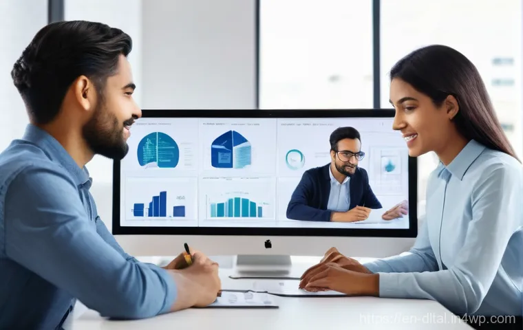 생산성 도구의 글로벌 시장 동향 분석 - **AI-Powered Personal Productivity:**
    "A bright, contemporary home office space bathed in natura...